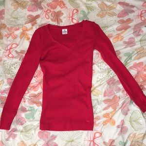 PINK red long sleeve